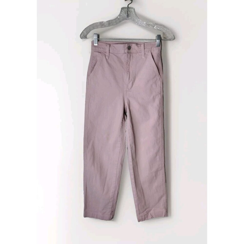 Madewell Jeans 23 High Rise Straight Light Pink